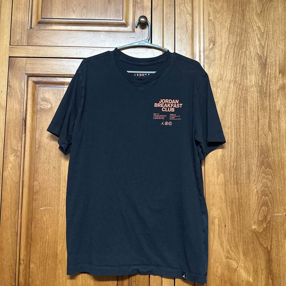 Jordan Dri-FIT Sport Short-Sleeve Breakfast Club Crew Black T-Shirt